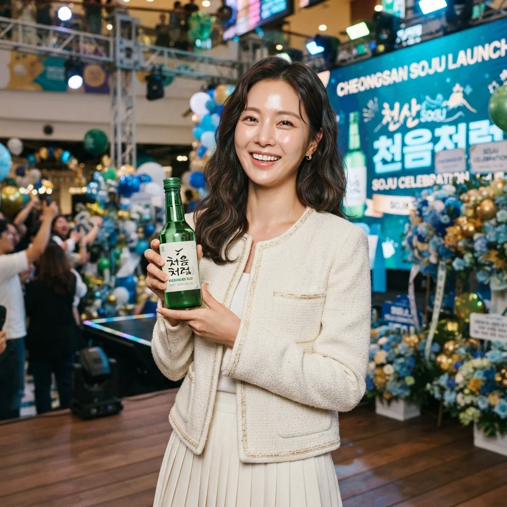 참이슬과 12년 의리 동행, 주류업계 최장수 모델 아이유
