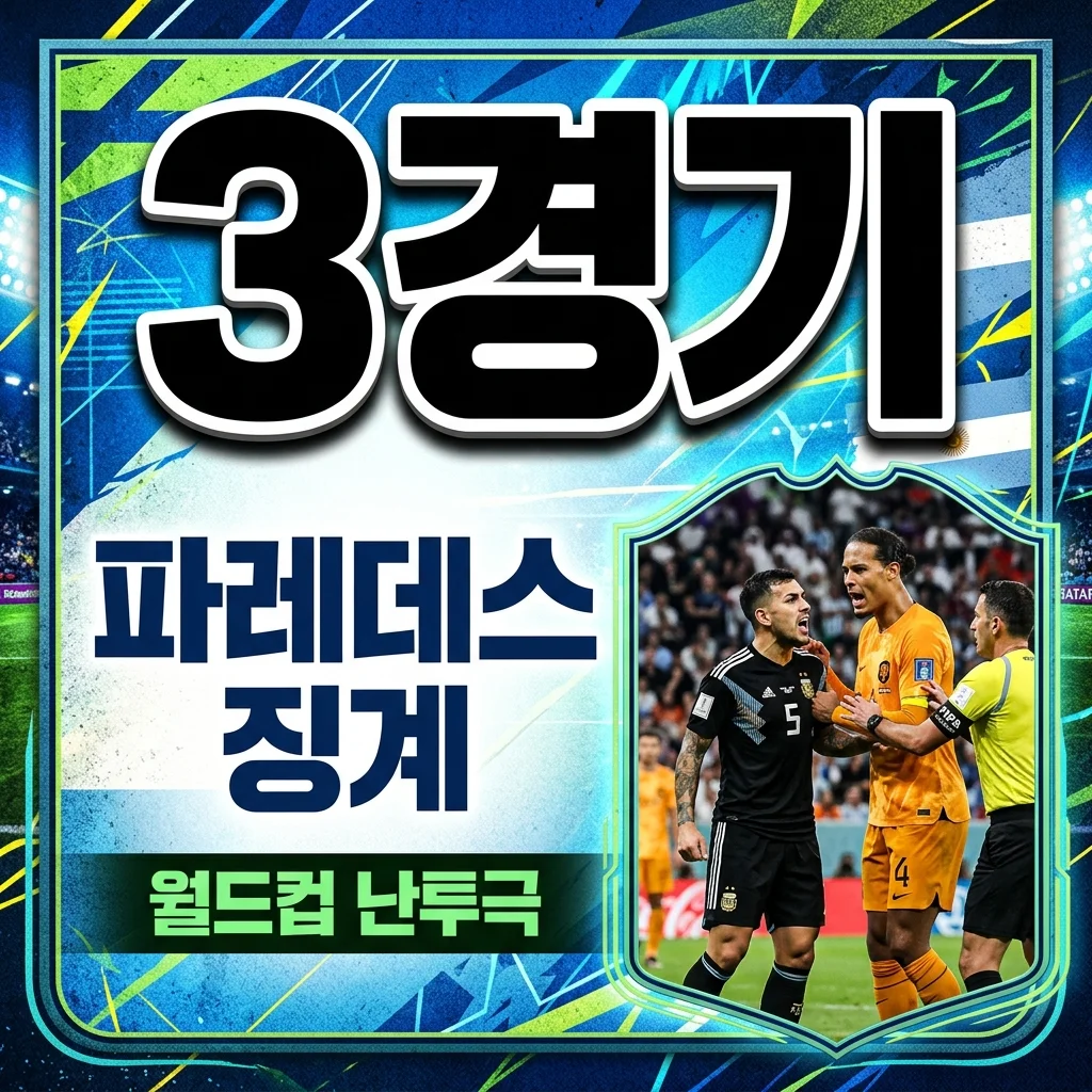 파레데스 FIFA 중징계 위기, 2026 월드컵 결승 난투극 전말과 전망