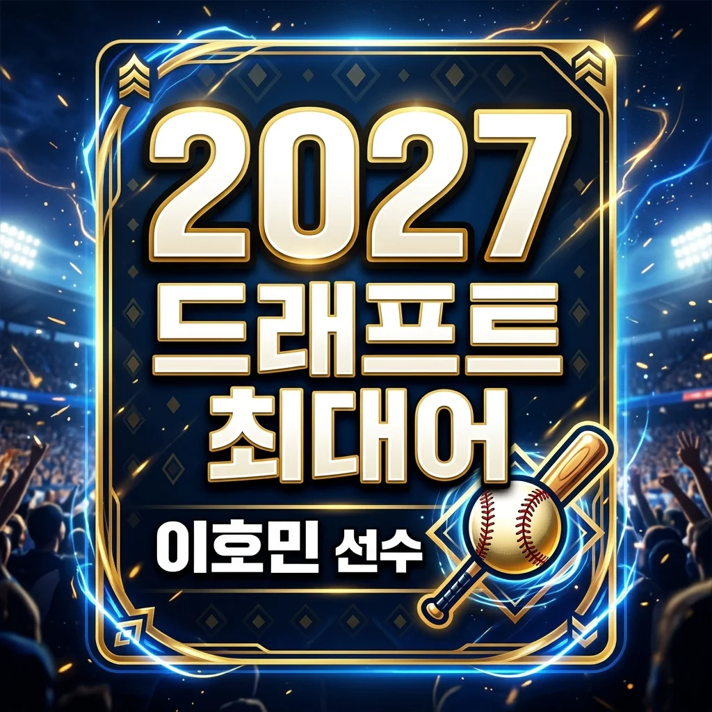 경남고 이호민: 2027 KBO 드래프트 최대어, '제2의 이대호' 될까?