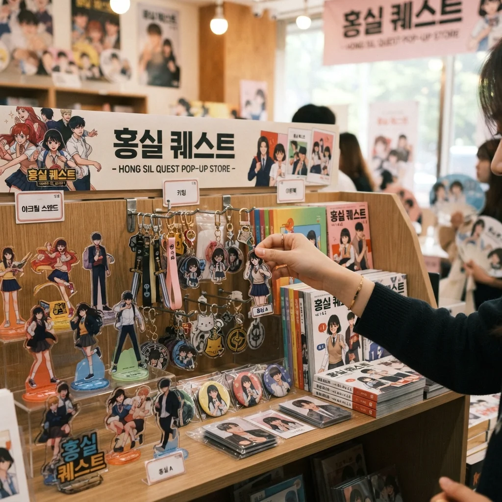 놓치지 마세요! 홍실퀘스트 팝업 굿즈와 특별한 특전 정보
