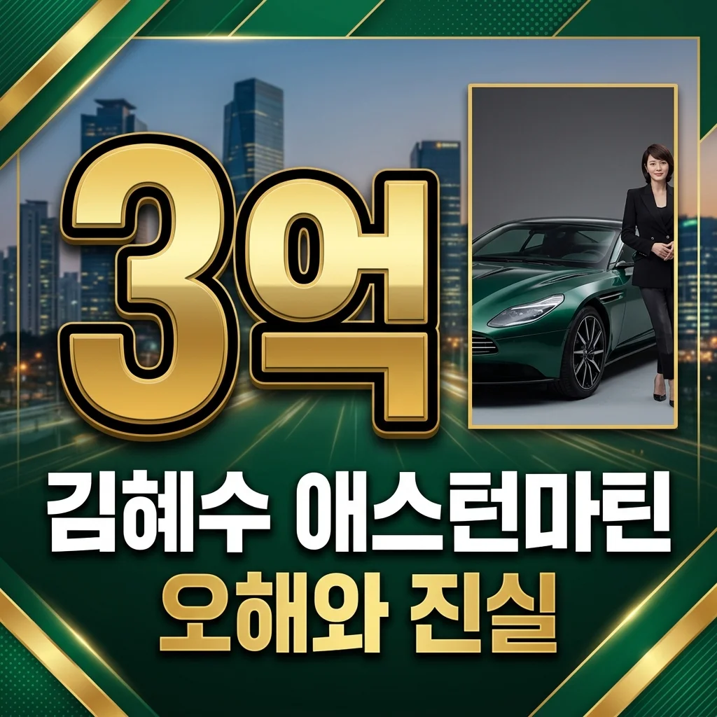 김혜수 애스턴마틴 '줬다?' 진실은? 초고가 DB11 사연 완벽 정리