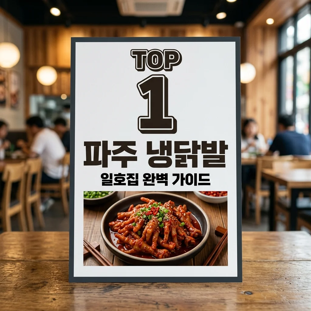 파주 냉닭발 일호집: 던, 풍자 극찬! 위치·메뉴·택배 완벽 가이드