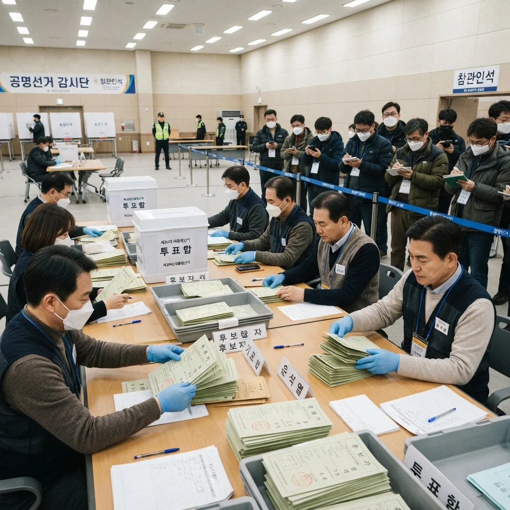재검표 과정은 어떻게 진행되었나요?