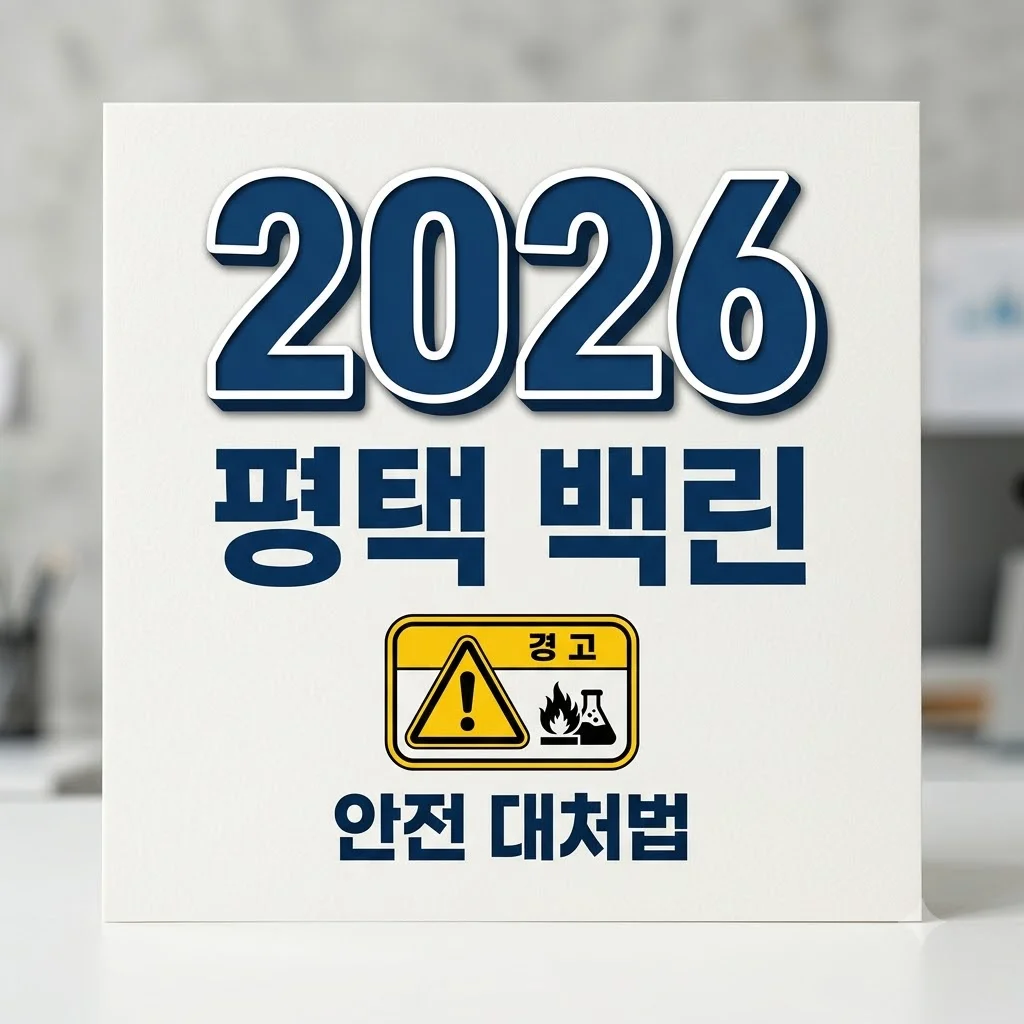 평택 백린 누출 사고, 백린의 위험성 및 안전 대처법 완벽 정리