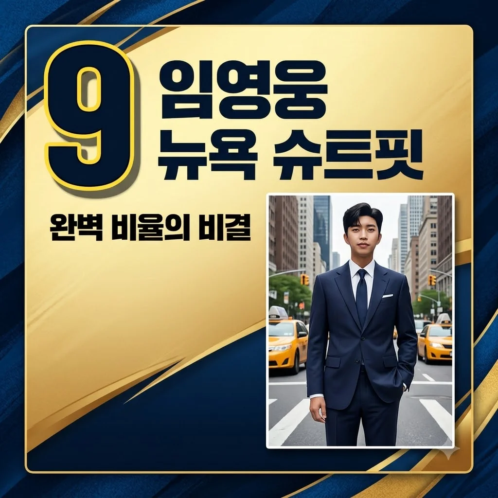 임영웅 뉴욕 9등신 슈트핏, 왜 화제일까? 비율X패션 완벽 분석!