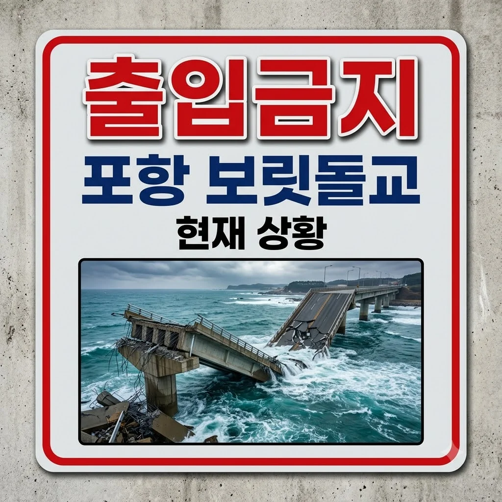 포항 보릿돌교 붕괴? 현재 상황과 아쉬움 달랠 포항 여행지 추천