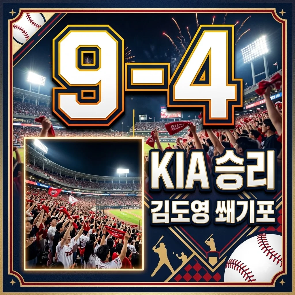 2026년 7월 29일 KIA 타이거즈 삼성 라이온즈, 김도영 쐐기포로 연패 탈출!