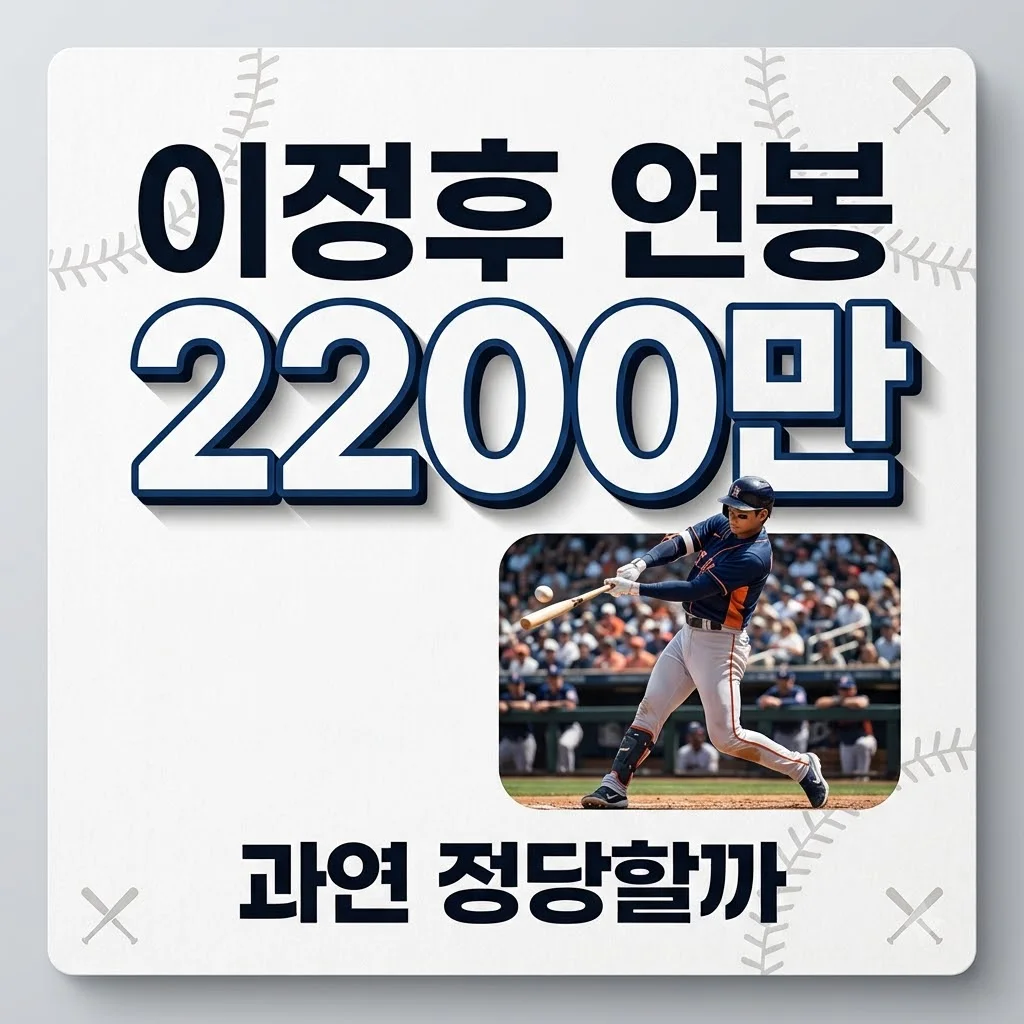 이정후 연봉 2200만 달러, 과연 정당한 투자인가? 샌프란시스코의 '바람의 손자' 전략 분석