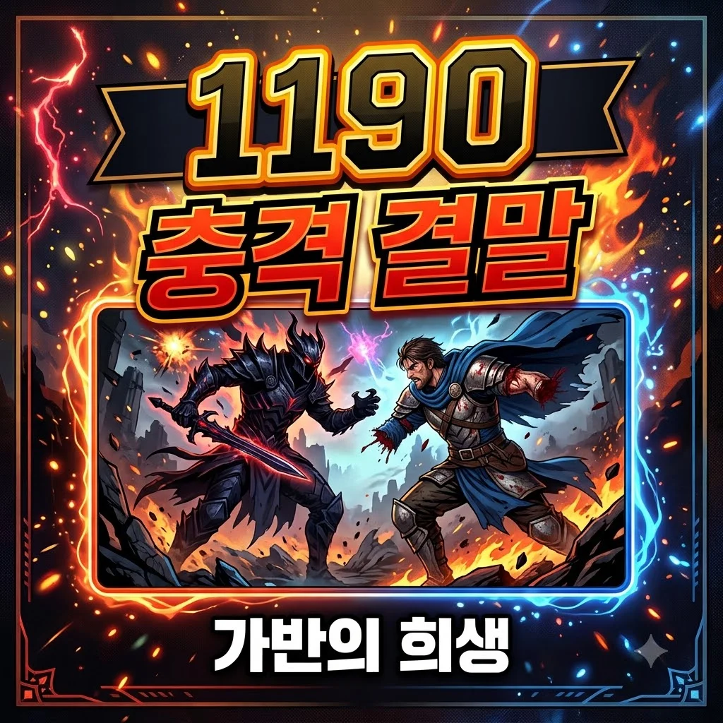 원피스 1190화 스포: 이무 vs 가반, 충격 결말과 잘린 왼팔의 진실
