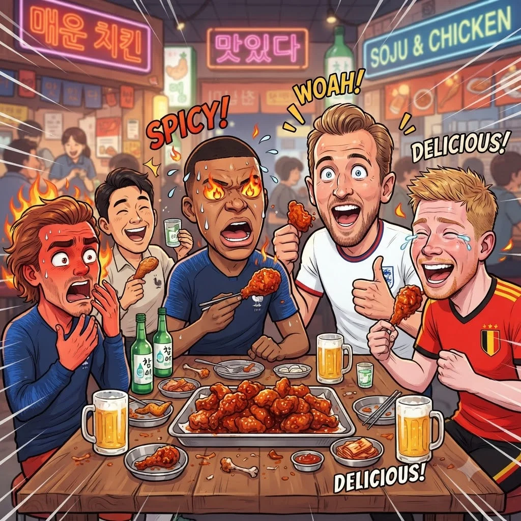 뮌헨 동료들의 생생한 반응: "이 맛은 처음이야!"