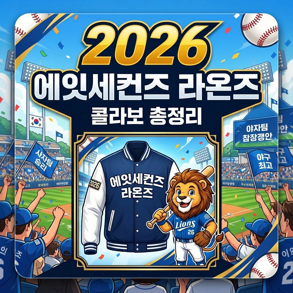에잇세컨즈 삼성 라이온즈 2026 콜라보: 제품, 구매처, 이벤트 총정리!