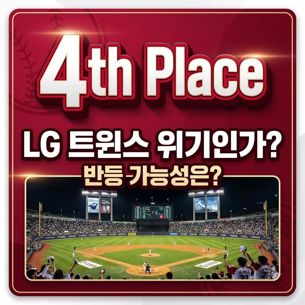 장성호 LG 4위 추락 전망: 트윈스 후반기 부진 원인과 반등 전략