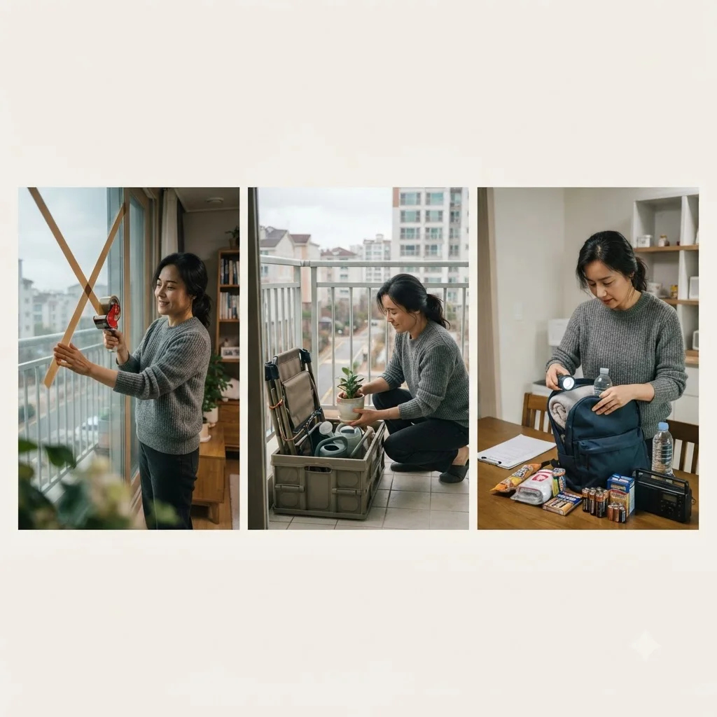 우리 가족 안전을 위한 태풍 대비 5단계