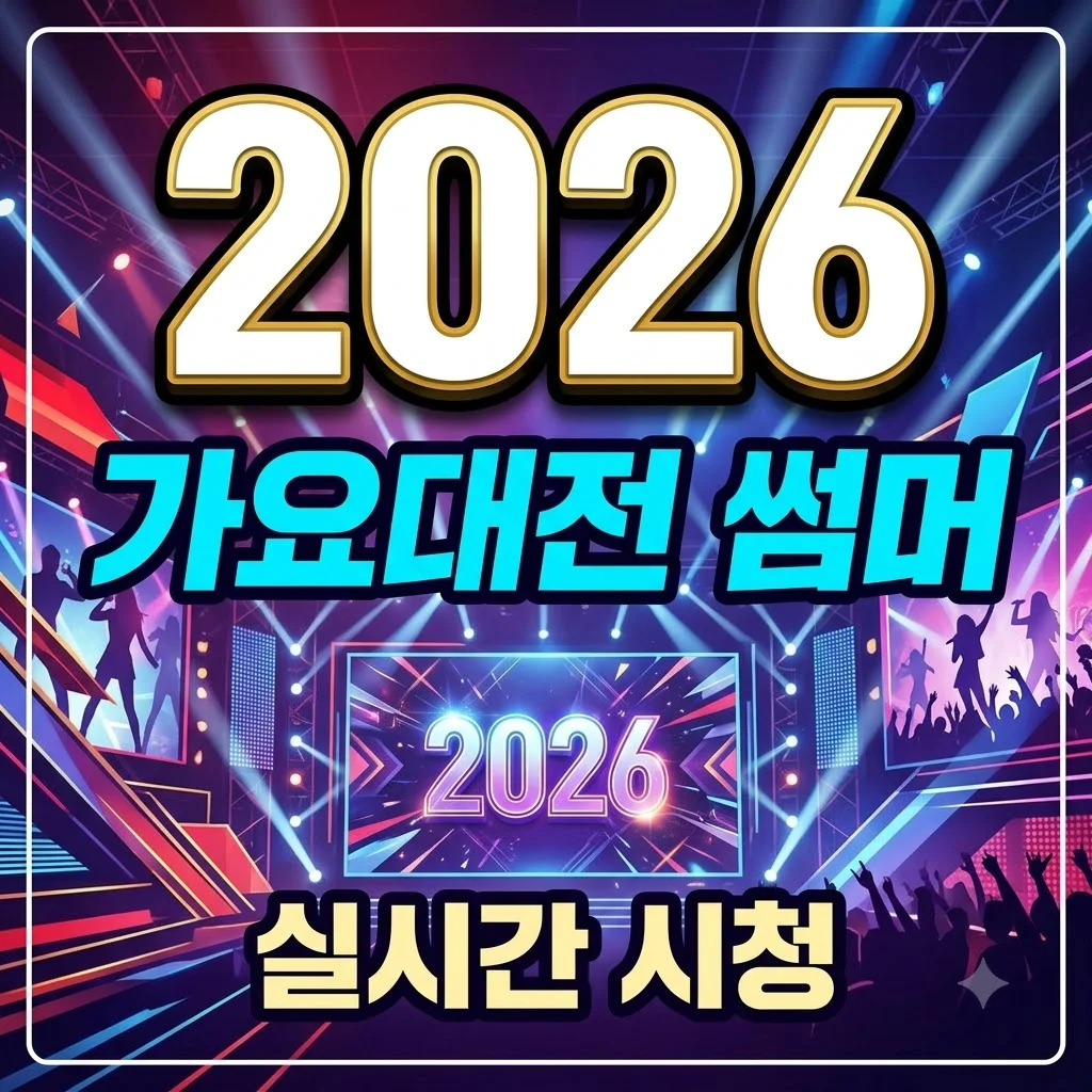 2026 가요대전 썸머 생중계: SBS 방송 시간, 라인업 완벽 가이드