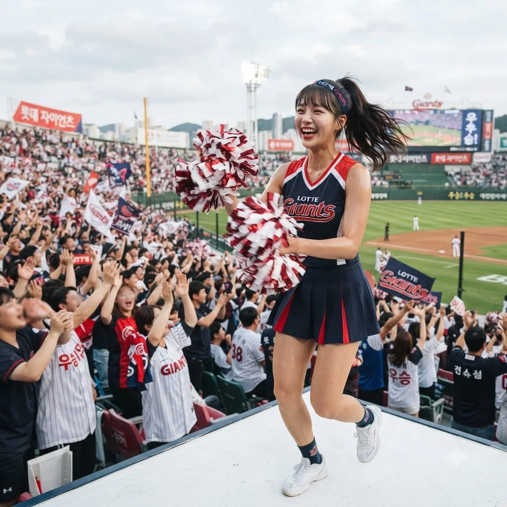 전은비 치어리더, 남동생 권유로 KBO 데뷔가 사실일까요?