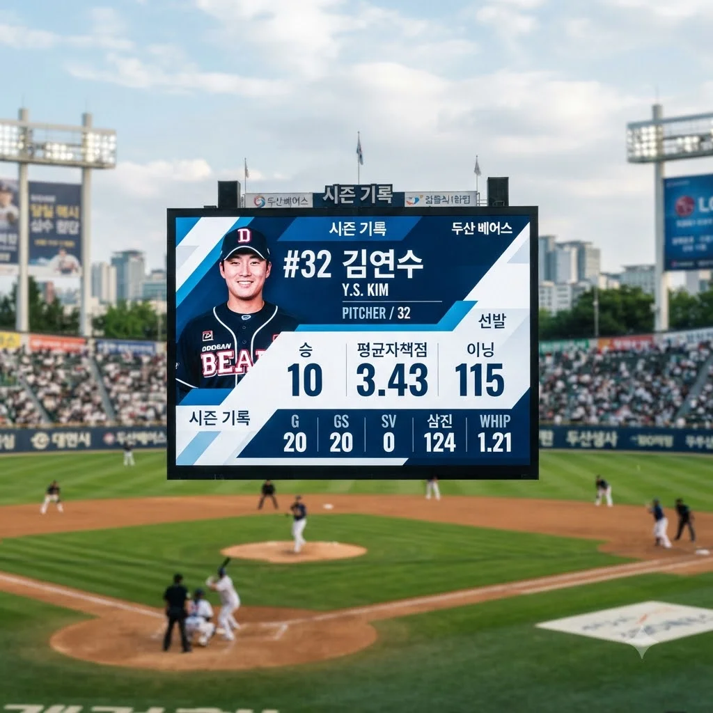 왕옌청, 2026시즌 압도적 성적 요약: '가성비 甲' 에이스의 기록
