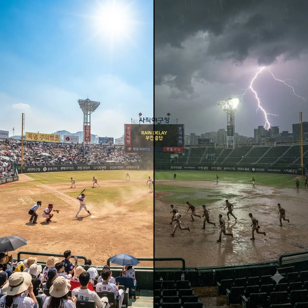 2026 KBO 리그, 폭염과 우천에 흔들리는 시즌 일정