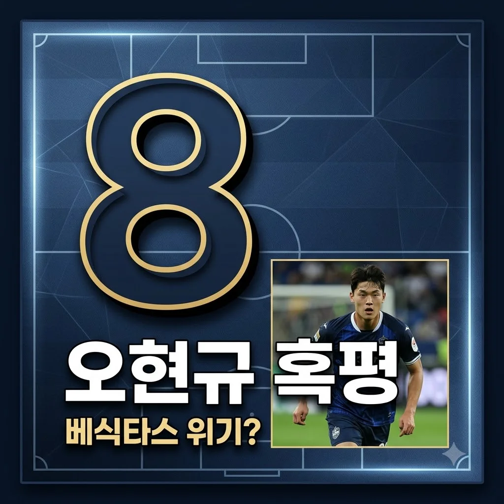 튀르키예 해설가 오현규 혹평 논란, 8경기 무득점 위기 속 베식타스 잔류 전략은?