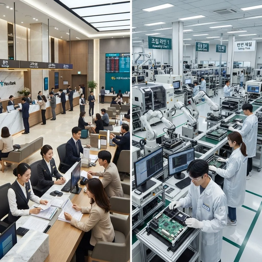 🆚 삼성전자 vs 은행원, 무엇이 급여 차이를 만들까?