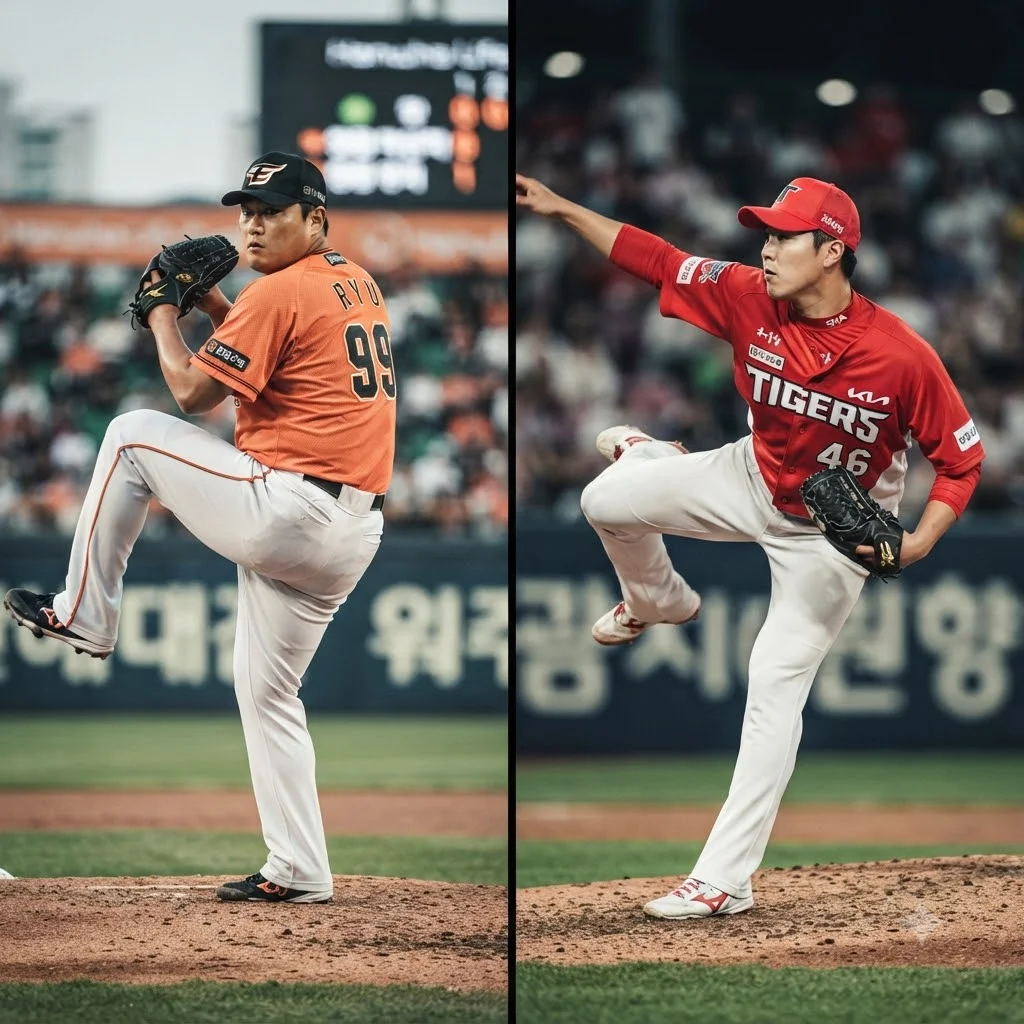 류현진 vs 황동하, 에이스의 명암과 불꽃 튀는 선발 맞대결