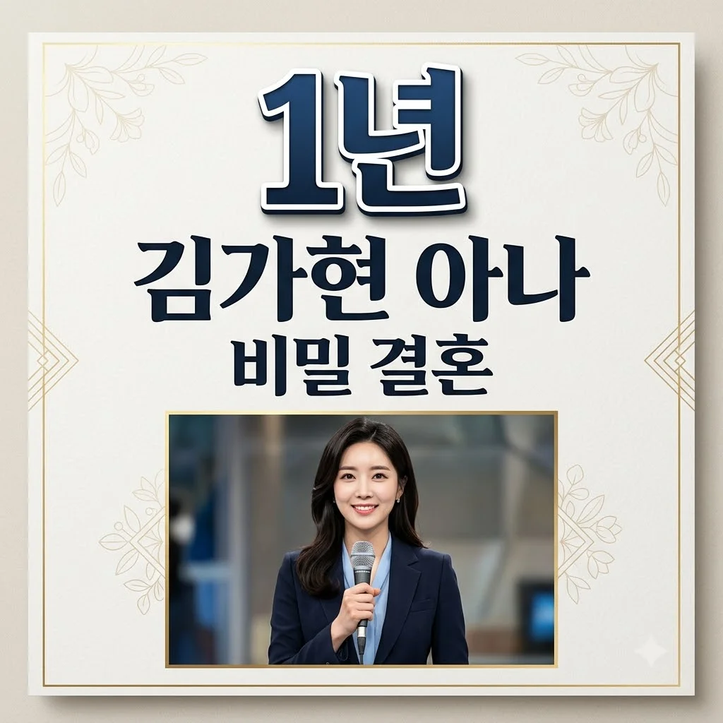 김가현 아나 결혼 비공개, 1년 만에 밝혀진 놀라운 소식과 이유