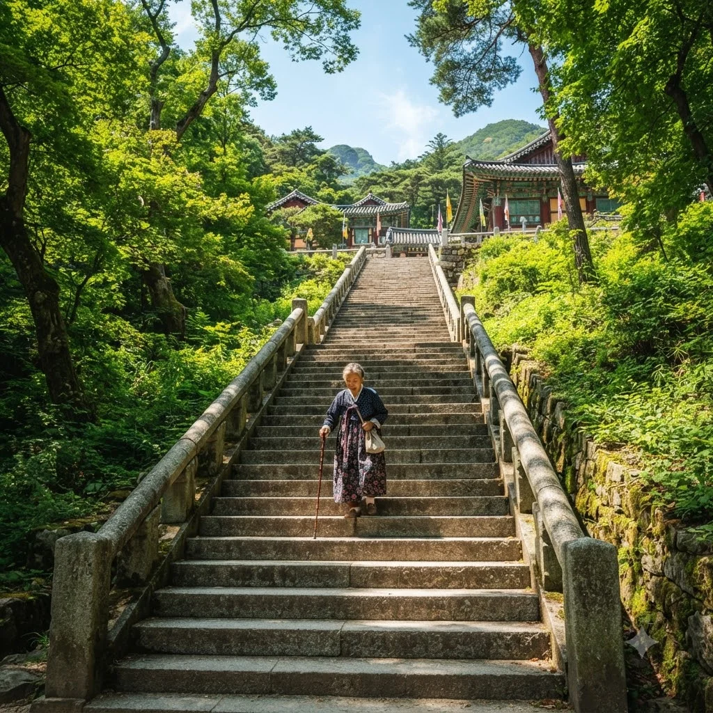 전원주 씨의 투자 철학: '엘리베이터 대신 한 계단씩'