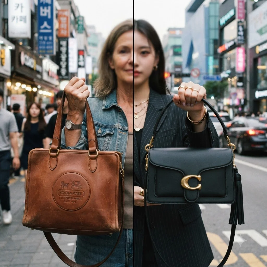 브랜드 이미지 대전환: '접근 가능한 럭셔리'에서 '표현력 있는 럭셔리'로
