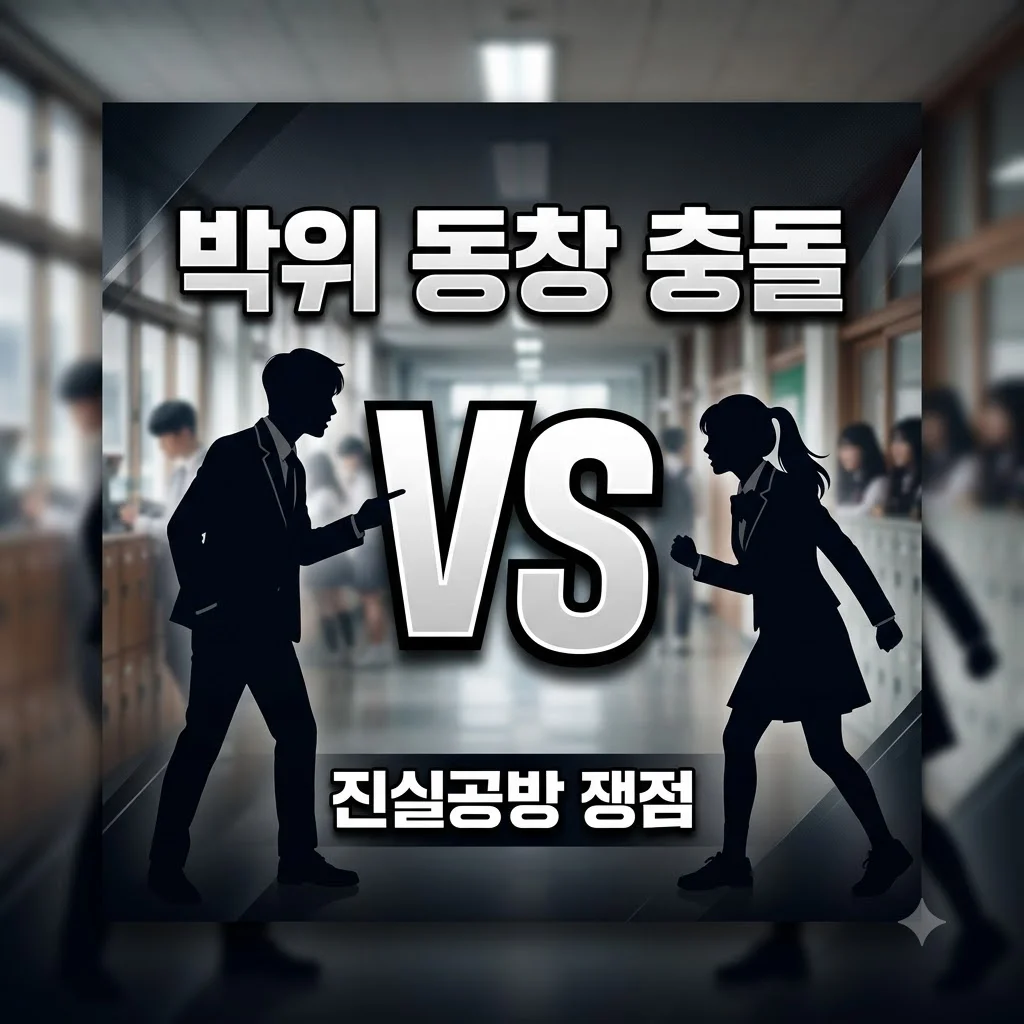 박위 파묘 진실공방, 동창 충돌! 학폭·소년원설 vs 선한 친구 쟁점 정리