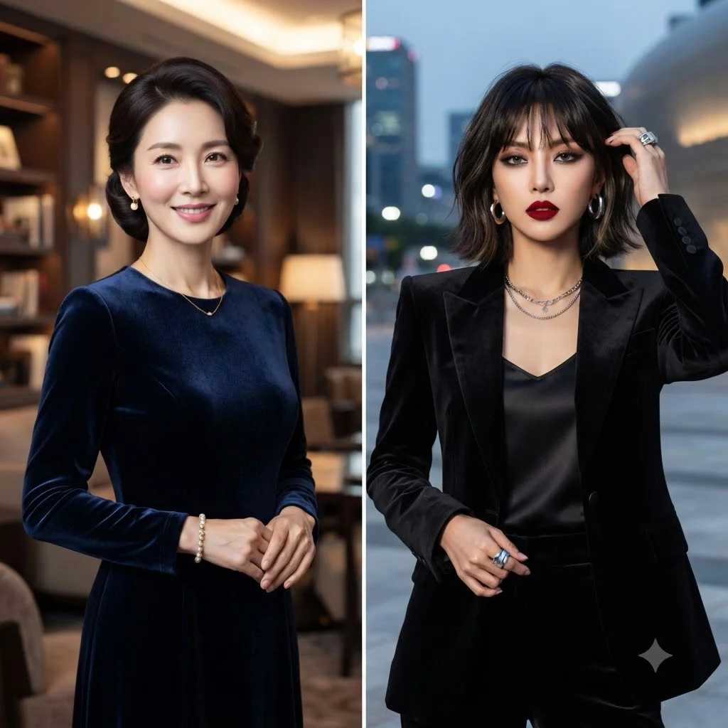 김지원 vs 정은채, 스타일링 핵심 포인트 한눈에 비교