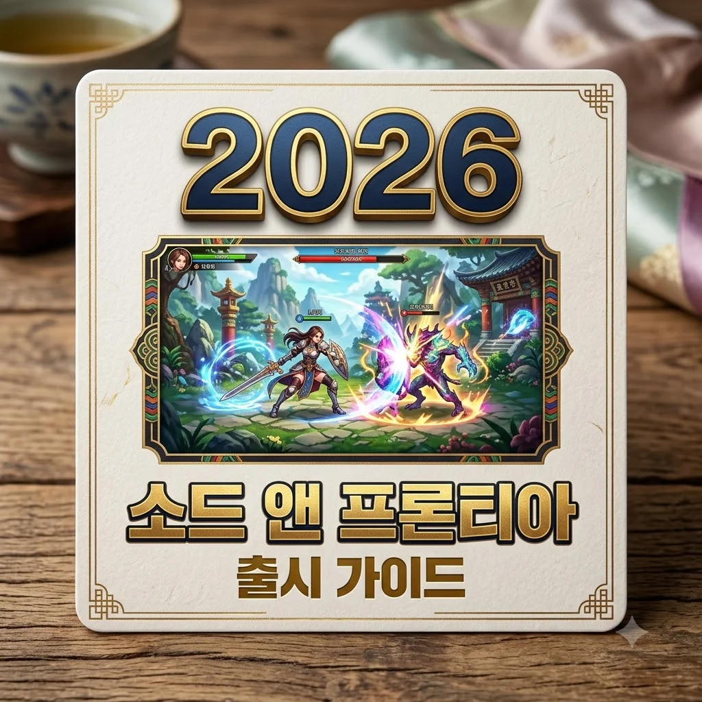 소드 앤 프론티아 출시일, 사전예약 혜택 & 쿠폰 완벽 정리 (2026년 최신)