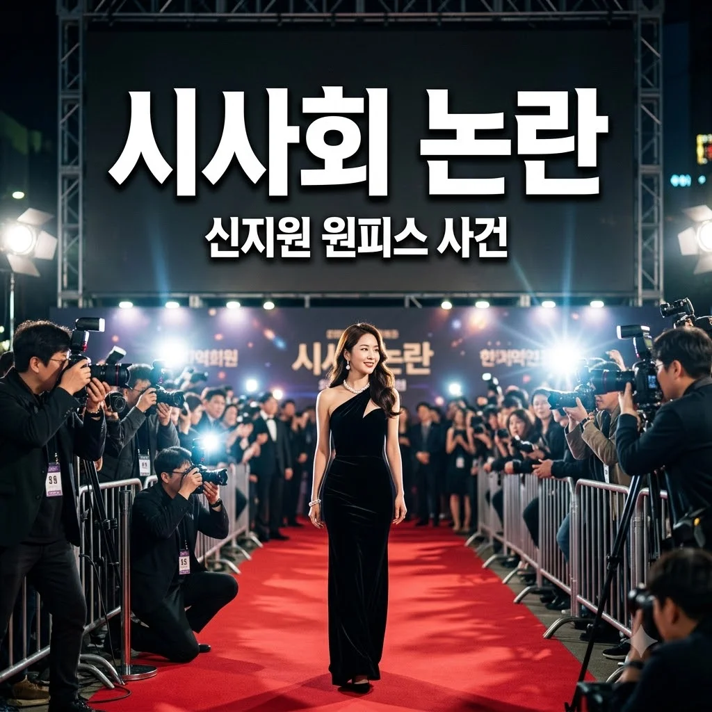 신지원 원피스 시사회 민망 사건: '코디 안티?' 논란의 전말과 배우의 근황
