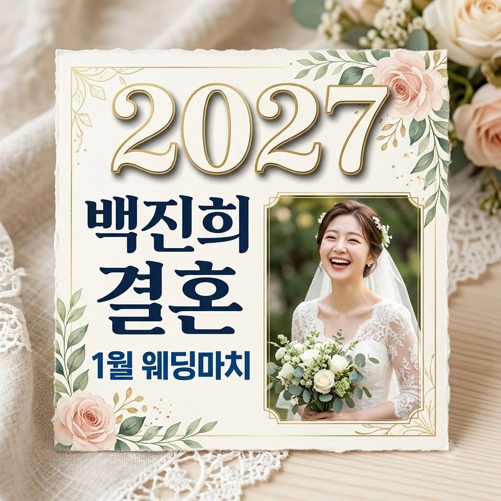 백진희 2027년 1월 결혼 공식 발표, 절친 정혜성 '그 발언' 재조명 속 진실은?