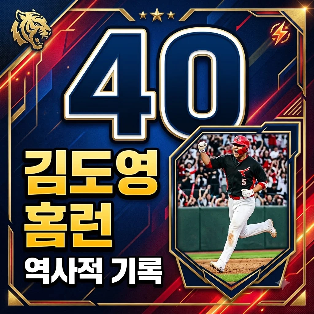 2026년 9월 8일 KIA vs 삼성 경기: 김도영 40호 홈런! 선두 삼성은 6-4 승리