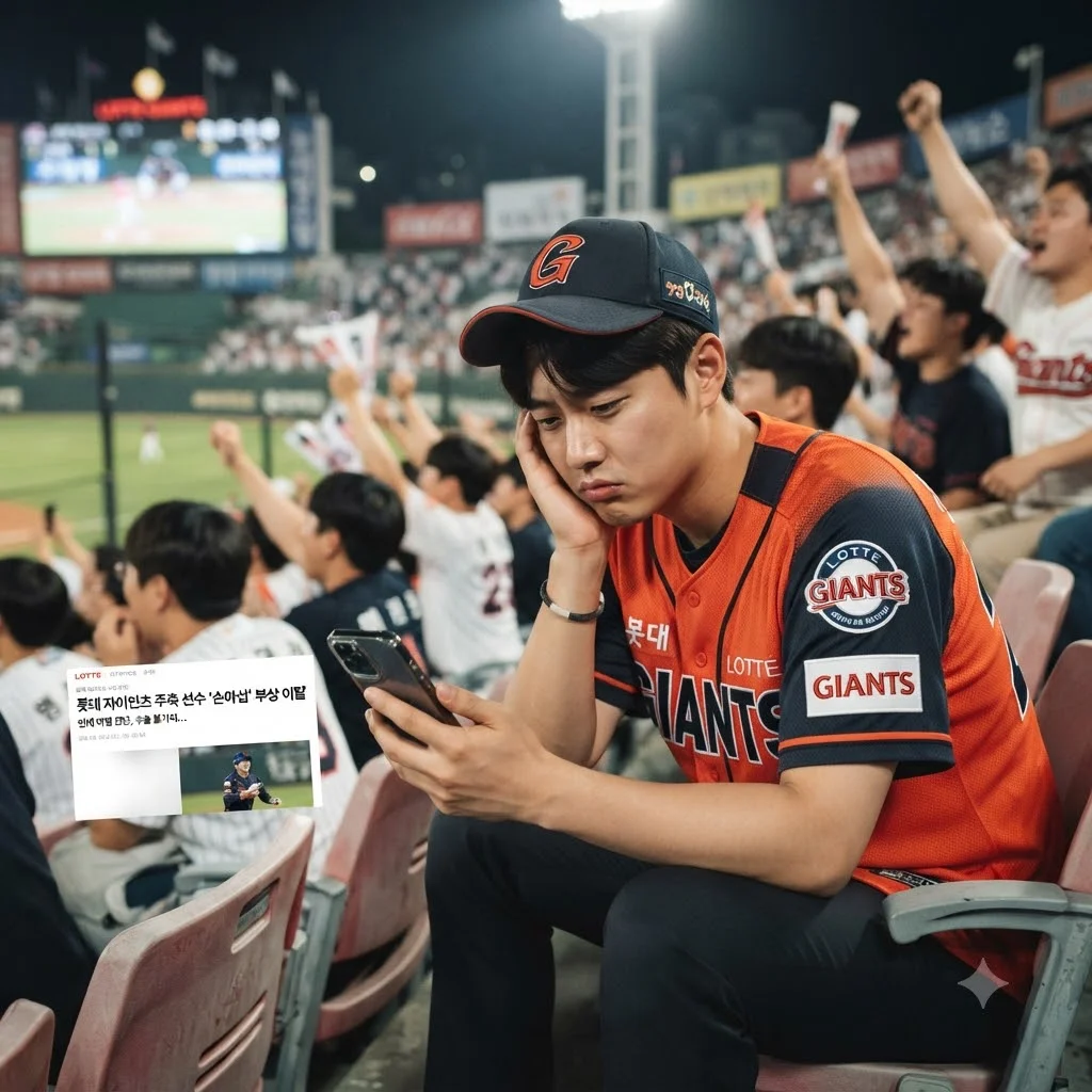 손성빈 이탈, 롯데 자이언츠의 비상등이 켜졌어요!