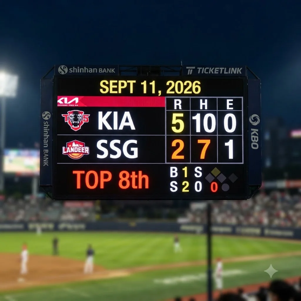 2026년 9월 11일 SSG vs KIA 경기, 주요 정보 한눈에 보기