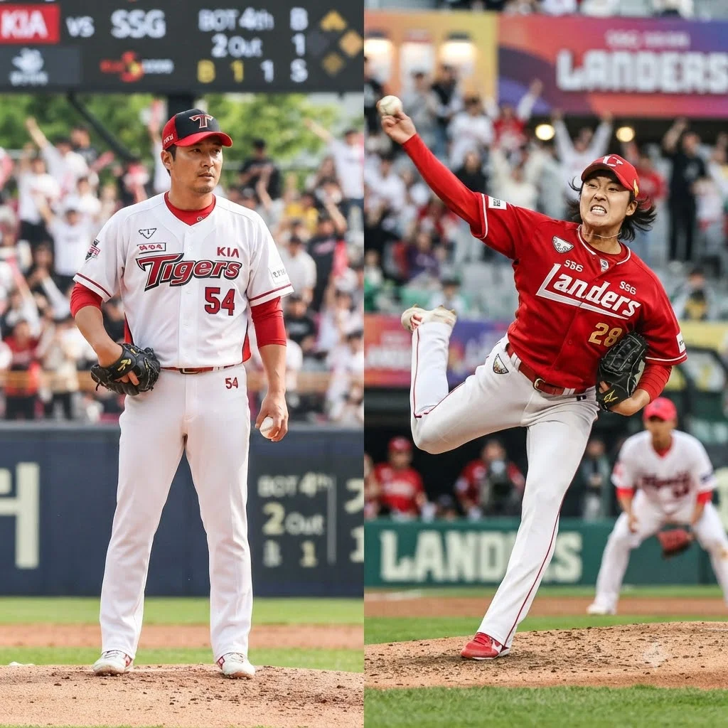 마운드의 자존심 대결: 베테랑 양현종 vs 영건 이준기
