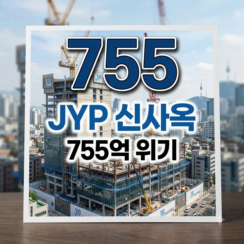 JYP 755억 신사옥 적신호: 고덕동 프로젝트, 왜 무산 위기인가요?