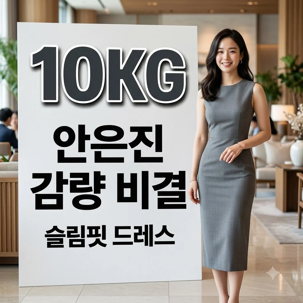 안은진 10kg 감량 & 슬림핏 그레이 드레스: 우아함의 비결