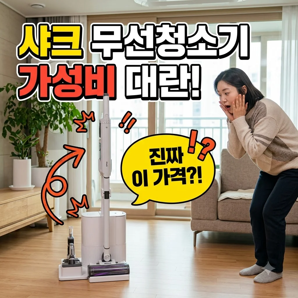 샤크 무선청소기 에보파워시스템 NEO+ LC351KRWH 가성비 대란